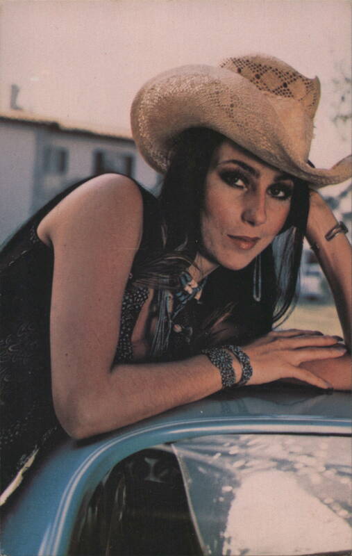 Cher in Cowboy Hat and Turquoise Jewelry Kirkland/Contact