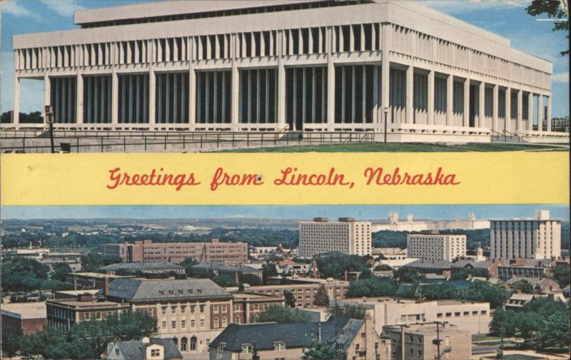 County-City Building & University of Nebraska Dormitories Lincoln