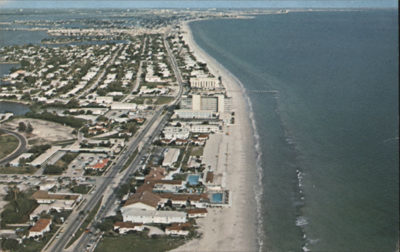 Aerial View Looking South Along the Gulf of Mexico