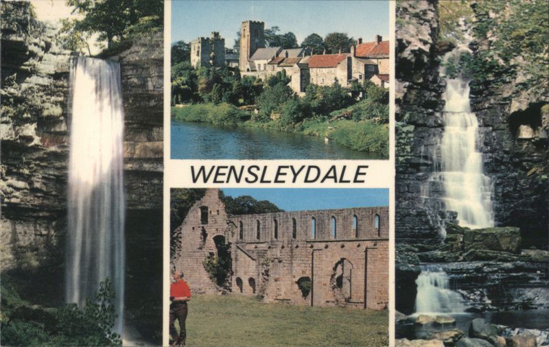 Wensleydale Views: Hardraw Fall, West Tanfield & Abbey United Kingdom