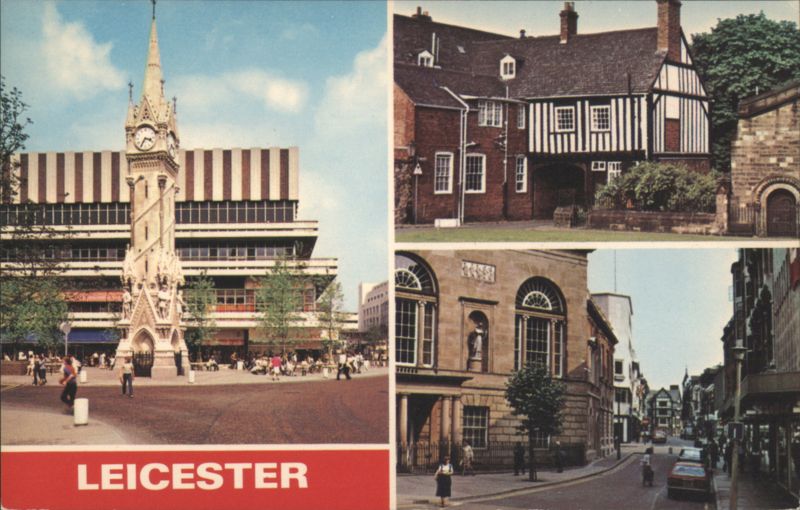 Clock Tower, Tudor Gateway, County Rooms & Market Street Leicester United Kingdom