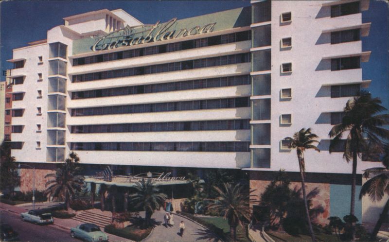 Casablanca Hotel Entrance and Exterior Miami Beach Florida