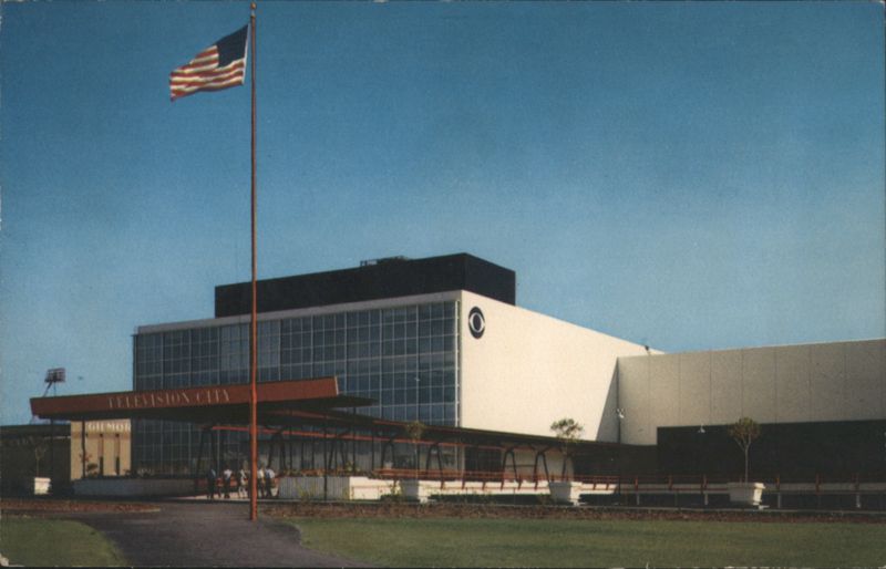 CBS Television City Building and Entrance Hollywood California