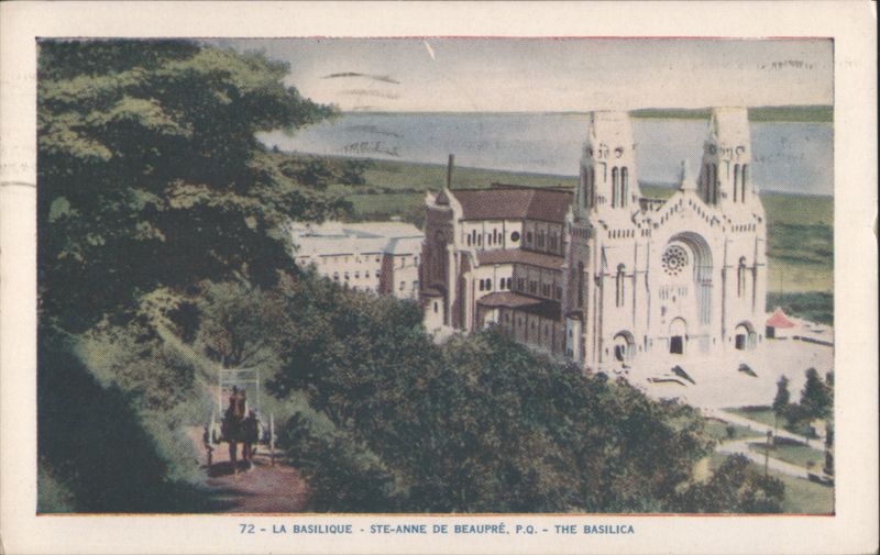 Basilica of Sainte-Anne-de-Beaupré QC Canada Quebec