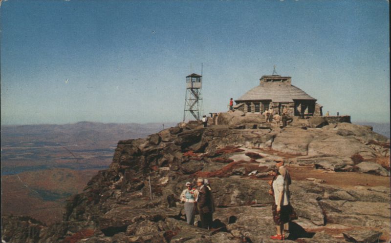 Fire Tower and Shelter at Summit of Whiteface Mountain Wilmington New York