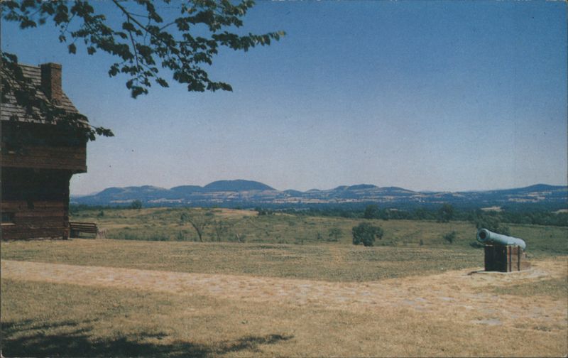 View Northeast from Bemis Heights, Saratoga NHP Saratoga National Historical Park New York