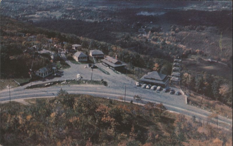 Aerial View of The Wigwam and Western Summit Mohawk Trail Massachusetts