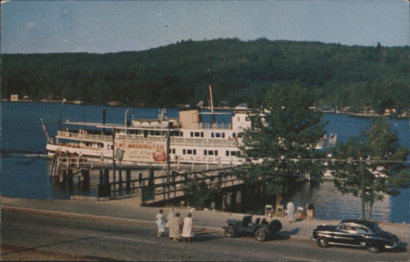 M.V. Mount Washington at Docks, Alton Bay New Hampshire