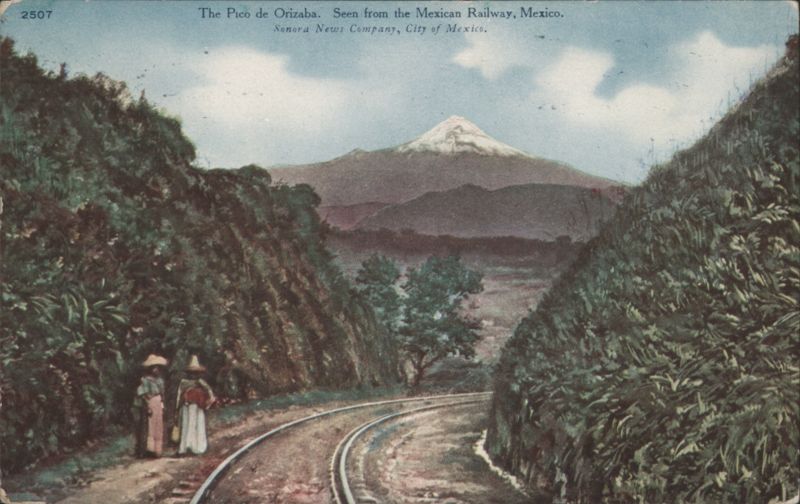 Pico de Orizaba from the Mexican Railway Mexico