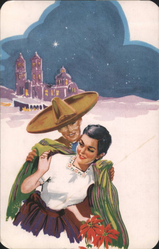 Romance Tapatio Couple in Traditional Dress Guadalajara Jal. Mexico