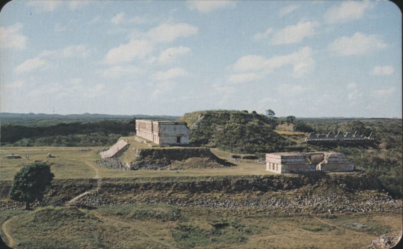 View towards the Governor's Palace, Uxmal YU Mexico