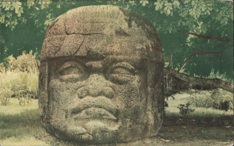 Colossal Olmec Head, II Century B.C. Tabasco Mexico