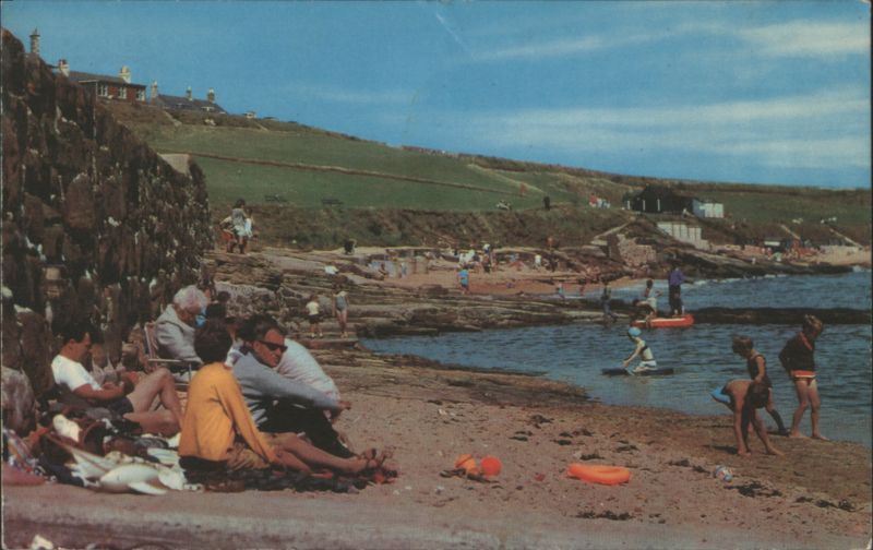 Roome Bay Beach Scene Crail Scotland