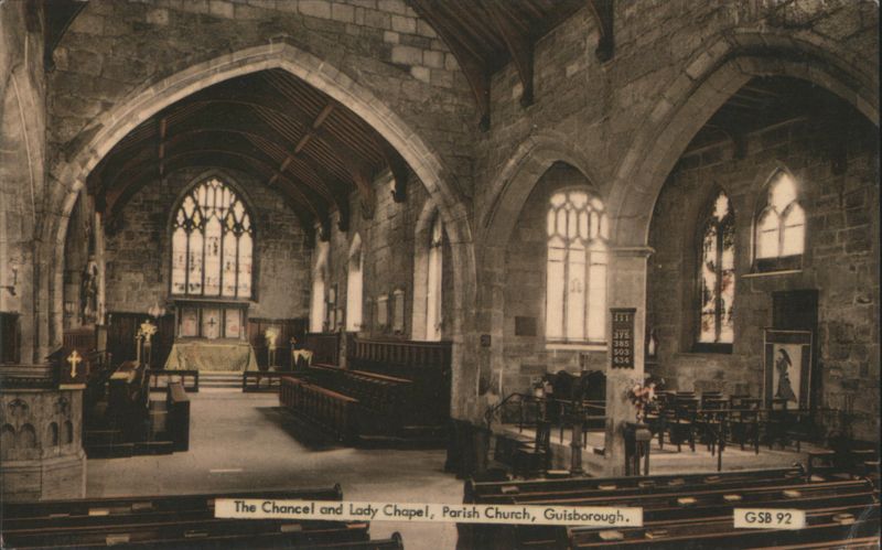 Chancel and Lady Chapel, Parish Church Guisborough United Kingdom