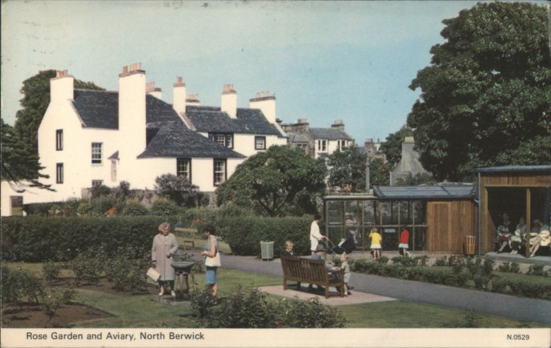 Rose Garden and Aviary North Berwick Scotland