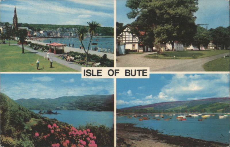 Isle of Bute Multi-View: Rothesay, Port Bannatyne & Kyles Scotland