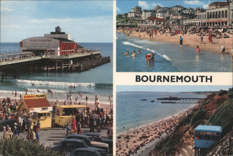 Pier Theatre, Undercliff and Cliff Lift Bournemouth United Kingdom