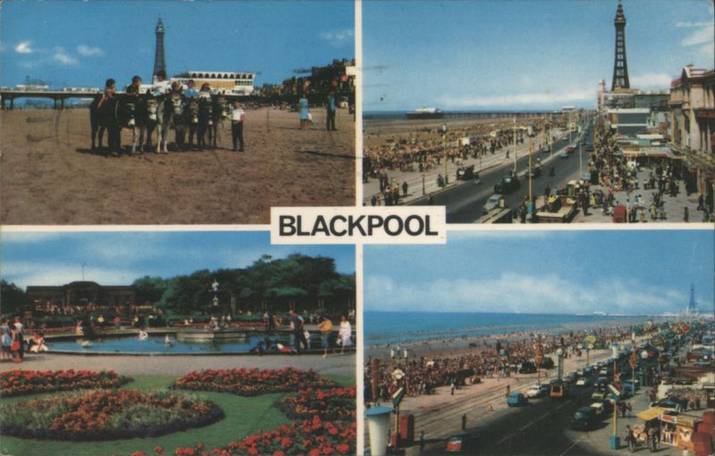 Blackpool Multi-view: Tower, Stanley Park, and Beaches United Kingdom