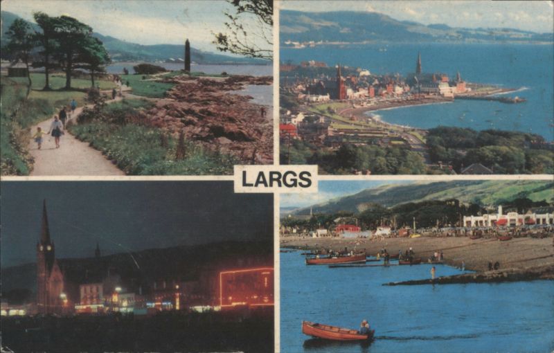 Multi-view Scenes of Largs including Bowen Craig Walk Ayrshire Scotland