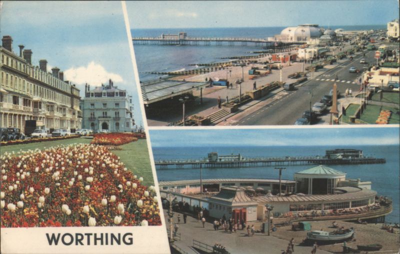 Heene Terrace, Marine Parade East and The Lido Worthing West Sussex United Kingdom