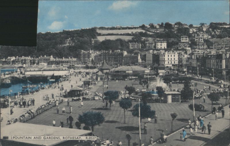 Fountain and Gardens, Rothesay Scotland