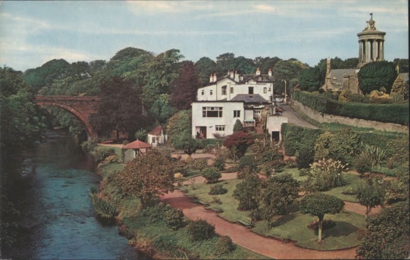Banks o' Doon Tea Gardens and River Doon Alloway Scotland