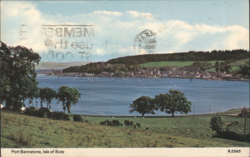 Port Bannatyne Waterfront and Harbor United Kingdom