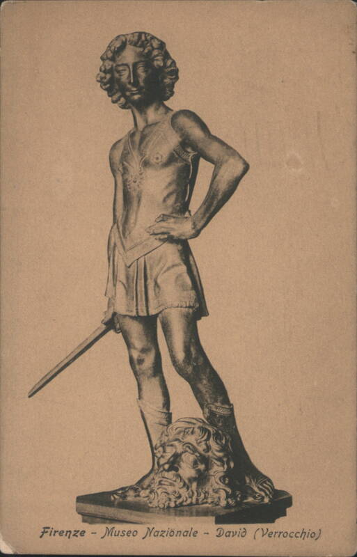 David Statue by Verrocchio, Museo Nazionale Florence Italy