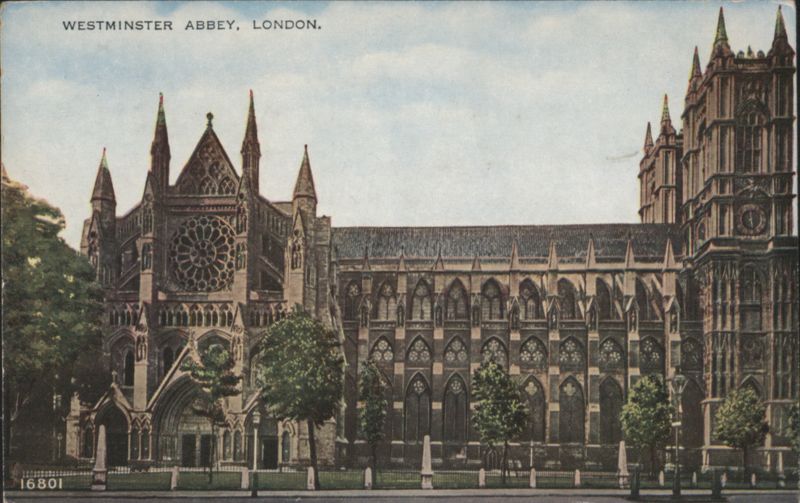 Westminster Abbey North Transept and West Towers London United Kingdom