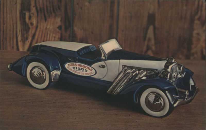 Ezra Brooks Duesenberg SJ Heritage China Decanter Frankfort Kentucky
