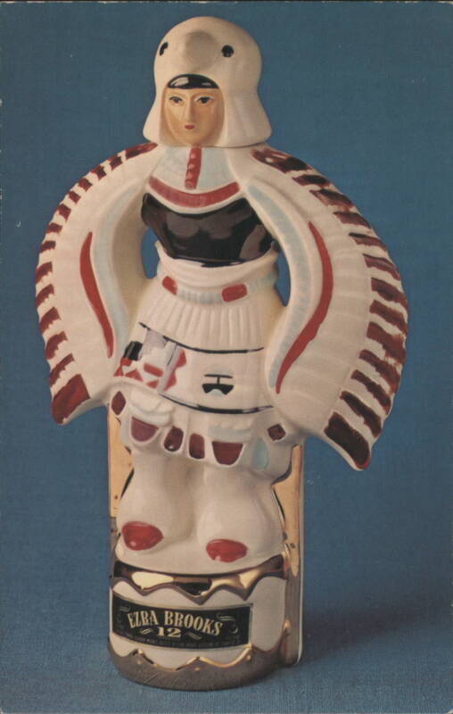 Ezra Brooks Indian Ceremonial Dancer Heritage China Decanter Gallup New Mexico