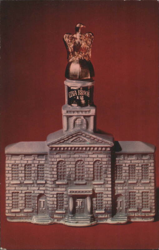 Ezra Brooks New Hampshire State House China Decanter