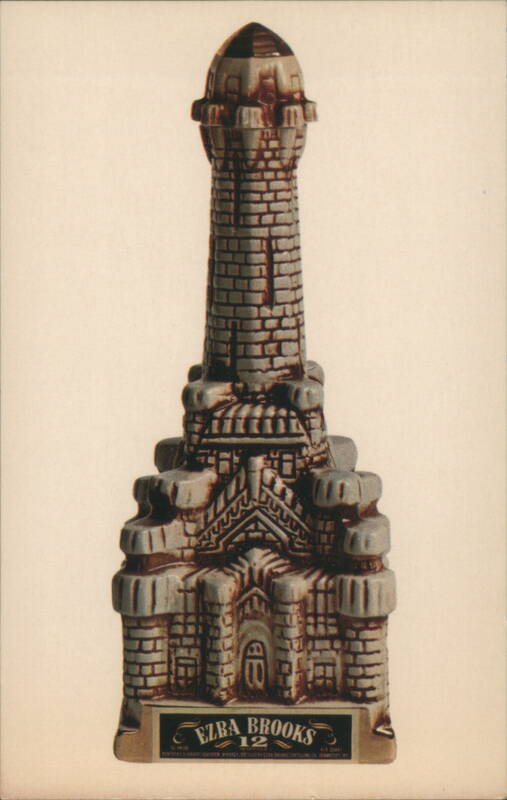 Ezra Brooks Chicago Water Tower Heritage China Decanter Frankfort Kentucky