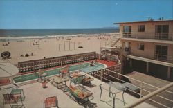 Sea Sprite Apt. Hotel, Heated Pool and Ocean View Postcard
