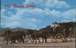 Old Tucson Stagecoach Ride Postcard