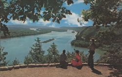 Fire Point View, Effigy Mounds National Monument Postcard