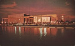 Mark Taper Forum and Ahmanson Theatre at Night Postcard
