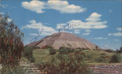 Pyramid of the Sun, Teotihuacan Postcard