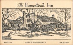 The Homestead Inn, Route 21 Postcard