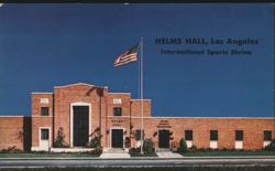 Helms Hall, International Sports Shrine Postcard