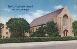 First Methodist Church Postcard