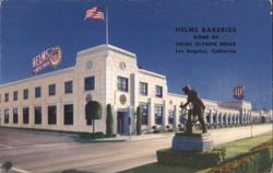 Helms Bakeries Home of Helms Olympic Bread Postcard