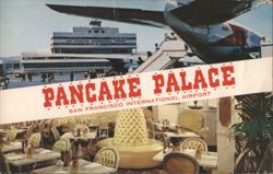 Pancake Palace at San Francisco International Airport Postcard