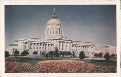 San Francisco's Beautiful City Hall and Civic Center Postcard