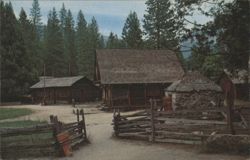 Pioneer History Center, Wawona, Yosemite National Park Postcard
