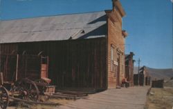 Bodie Museum in the Old Miners Union Hall Postcard
