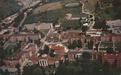 Aerial View of Western State Hospital Postcard