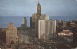 Veterans' Administration Research Hospital & Furniture Mart Postcard