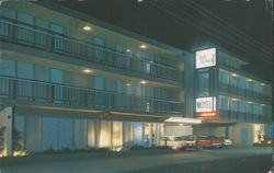 The Wharf Motel at Fisherman's Wharf Postcard