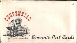 Centennial Souvenir 1862-1962, Horse-Drawn Carriage Postcard